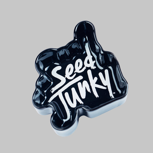 Black Ceramic Ashtray