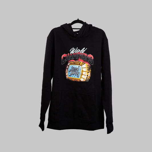SJ Champion Ring Winner Black Hoodie