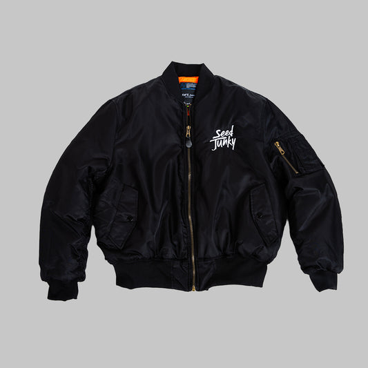 SJ Black Bomber Jacket