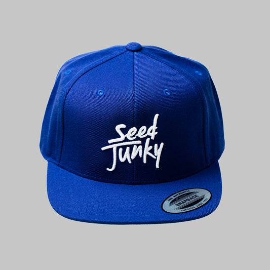 Royal Blue Seed Junky Snapback Hat