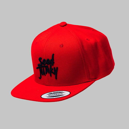 Red Seed Junky Snapback Hat
