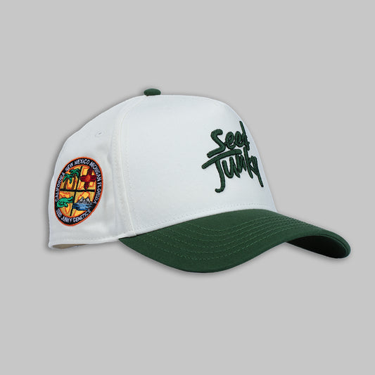 Seed Junky Two-Tone Trucker Hat - Green