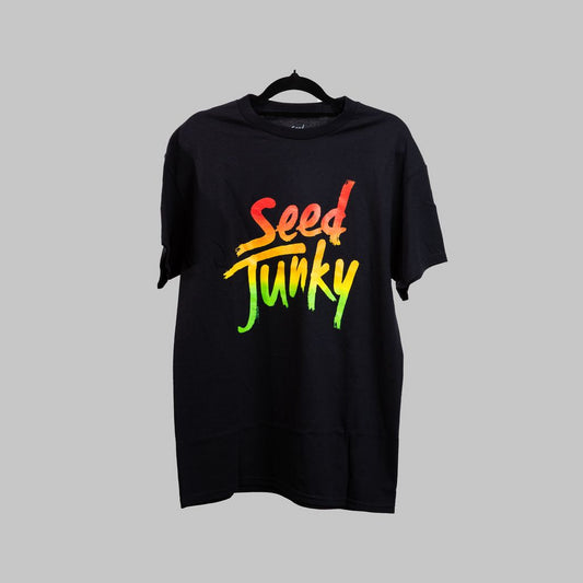 SJ LOGO T-SHIRT (BLACK/RASTA)