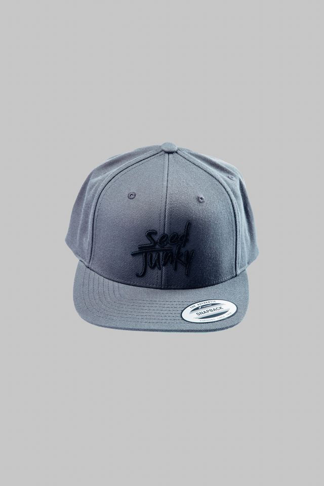 Grey Seed Junky Snapback Hat