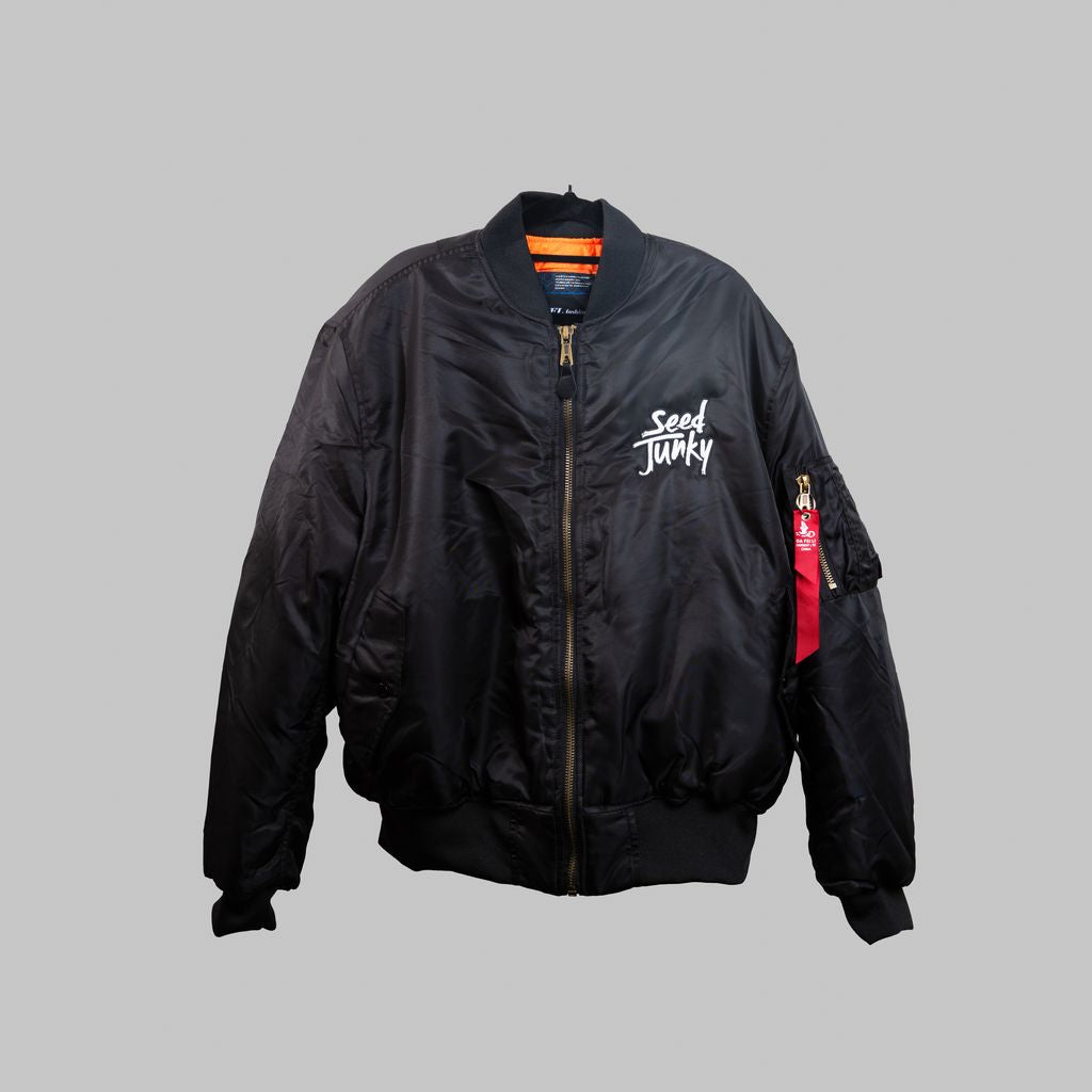 SJ Black Bomber Jacket