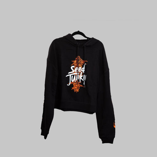 SJ Cropped Cola Hoodie