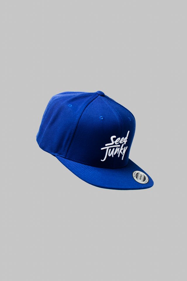 Royal Blue Seed Junky Snapback Hat