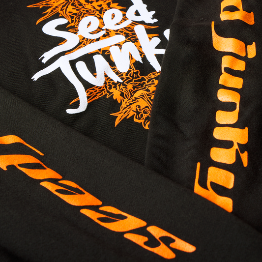 SJ Cropped Cola Hoodie