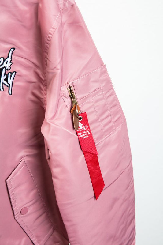 Pink Seed Junky Bomber Jacket