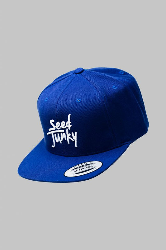 Royal Blue Seed Junky Snapback Hat