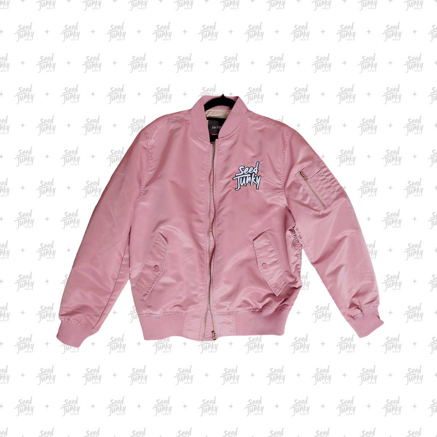 Pink Seed Junky Bomber Jacket