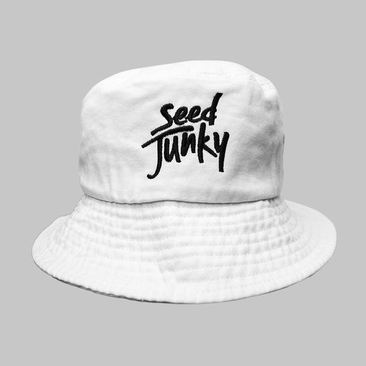 White Seed Junky Bucket Hat
