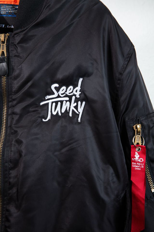 SJ Black Bomber Jacket