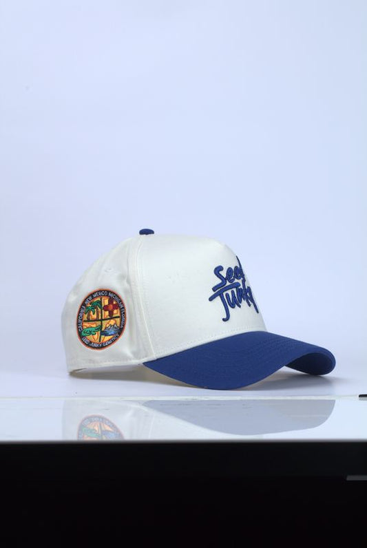 Seed Junky Two-Tone Trucker Hat - Blue