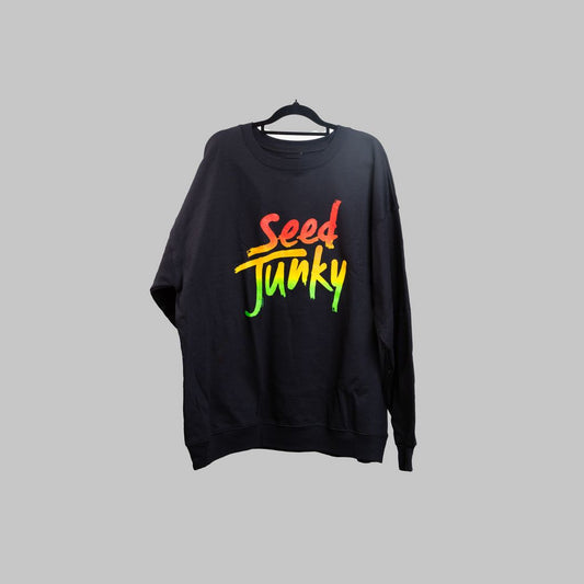 SJ LOGO CREWNECK (BLACK/RASTA)