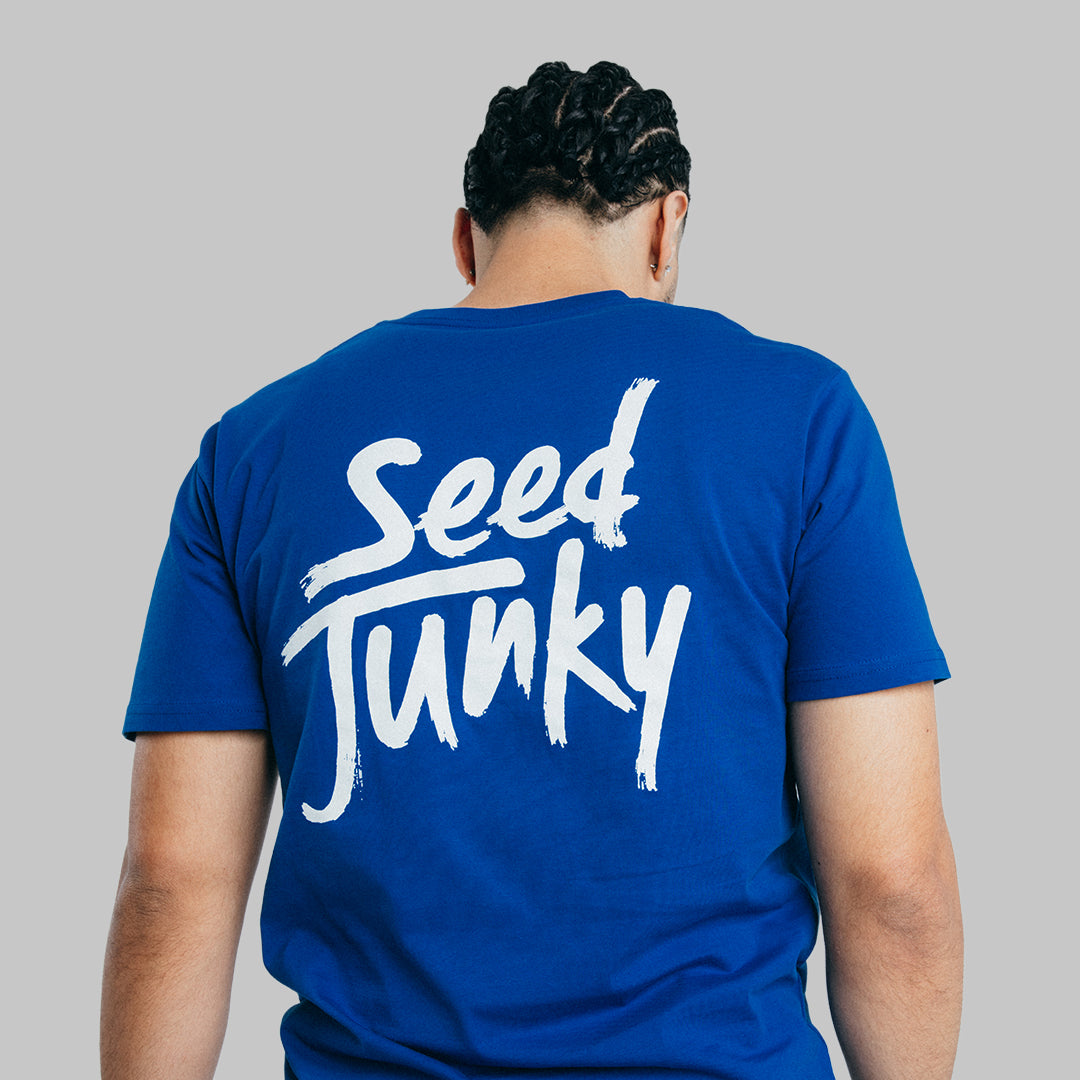 Royal Blue  Seed Junky Men’s Short Sleeve Shirt
