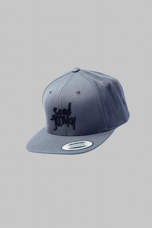 Grey Seed Junky Snapback Hat