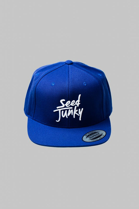 Royal Blue Seed Junky Snapback Hat