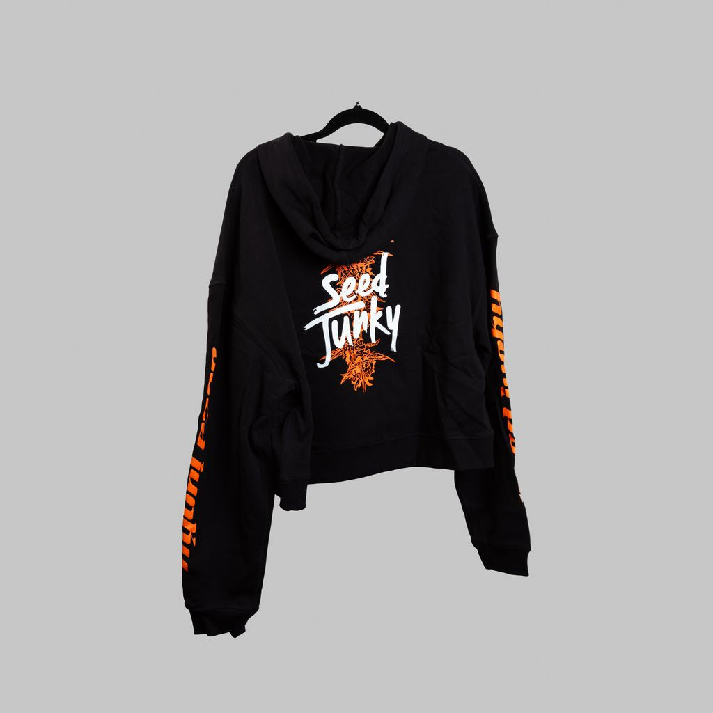 SJ Cropped Cola Hoodie