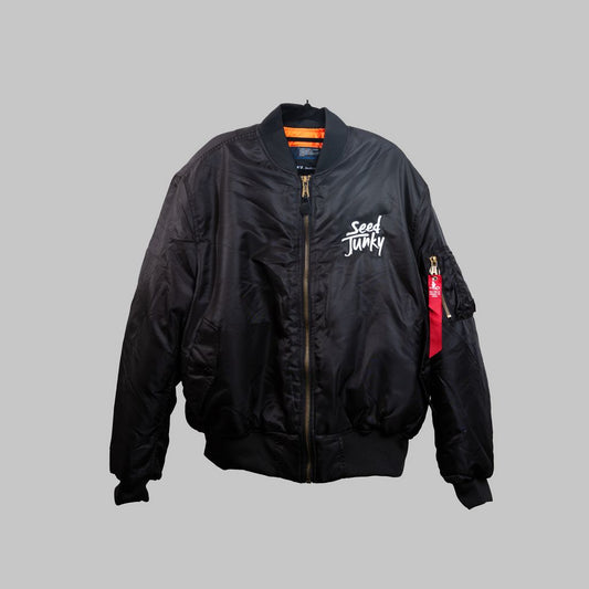 SJ Black Bomber Jacket