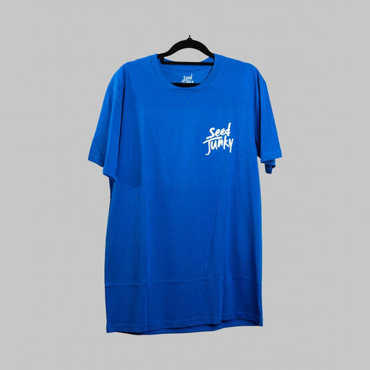 Royal Blue  Seed Junky Men’s Short Sleeve Shirt