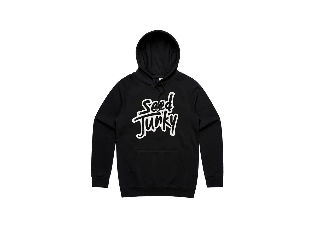 SJ LOGO HOODIE (BLACK) – Seed Junky